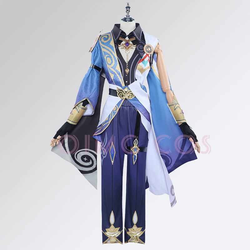 Costume de Cosplay Dr Ratio Honkai Star Rail Carnaval Uniforme Perruque Anime Halloween Costumes Hommes Jeu Personnage Tenues