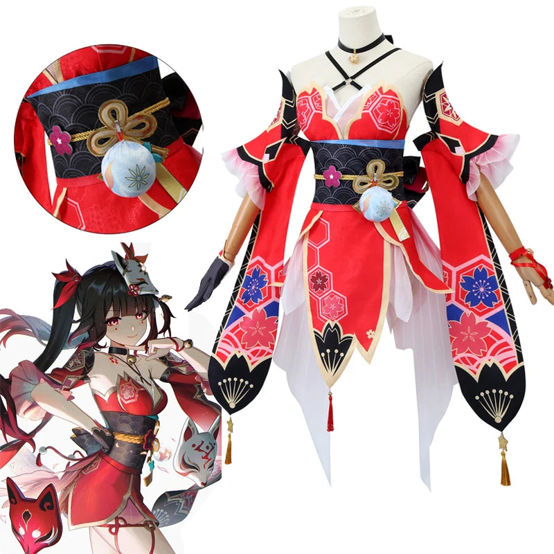 Honkai Star Rail Sparkle Cosplay Costume Ensemble Complet Masque Perruque Femmes Jeu de Rôle Tenue Halloween Carnaval Robe pour Honkai Star Rail