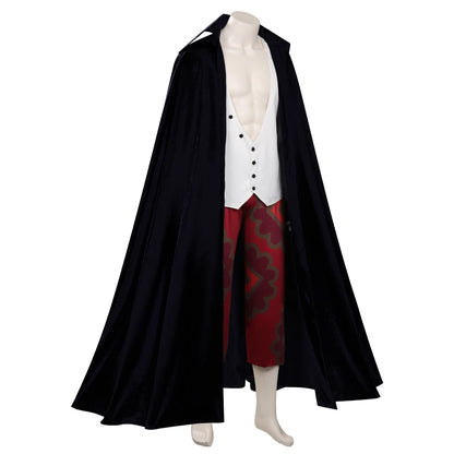 FILM RED Shanks Cosplay Fantasia Costume Adulte Hommes Uniforme Manteau Manteau Pantalon Fantaisie Tenues Halloween Carnaval Costume