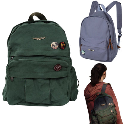 Ellie TV The Last Of US Game Replik Schulranzen Rucksack 3D-Druck Grün Halloween Karneval Anzug Für Frauen Männer Erwachsene