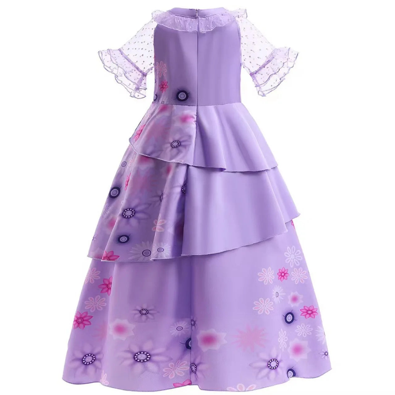 Encanto Mirabel Madrigal Cosplay Kostüm Mädchen Kleid Frau Kostüme für Karneval Halloween Prinzessin Kleid Ohrringe Brille