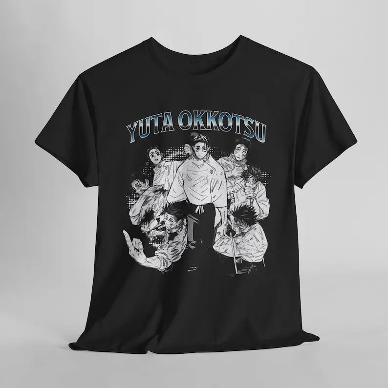 T-shirt Yuta Jujutsu Kaisen Vintage Streetwear Vêtements de qualité supérieure avec