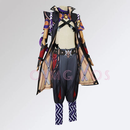 Arataki Itto Cosplay Genshin Impact Kostüm Erwachsene Karneval Uniform Perücke Anime Halloween Kostüme Frauen Spiel