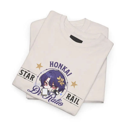 T-Shirt „Honkai Star Rail“ mit Dr. Ratio-Motiv: Hochwertige Kleidung mit atemberaubenden Designs! Perfekt für Gamer und Anime-Fans!