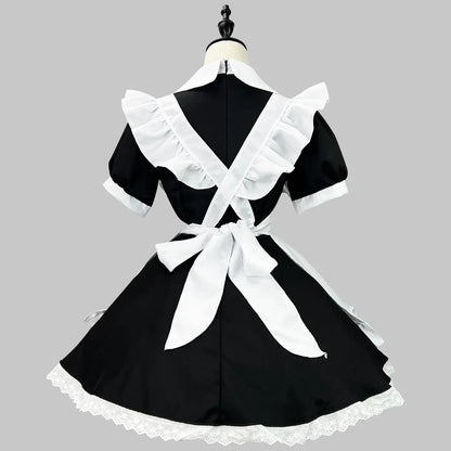 Costume de fille aux tons clairs de code européen Alice Lolita Costume de femme de chambre Cos Jeu de rôle Lolita