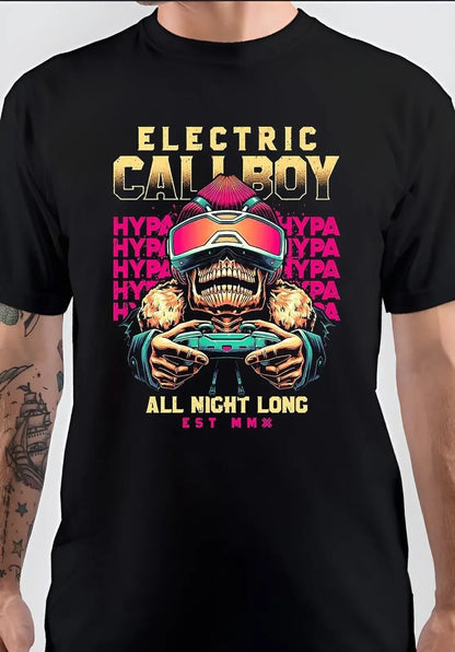 NWT Electric Call Boy All Night Long Unisex T-Shirt long or short sleeves