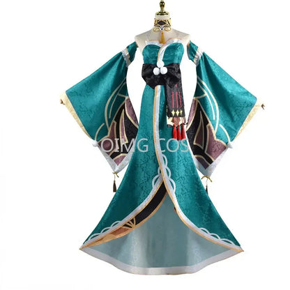 Genshin Impact Miss Hina Cosplay Costume Uniforme Perruque Anime Halloween Costumes Femmes Jeu