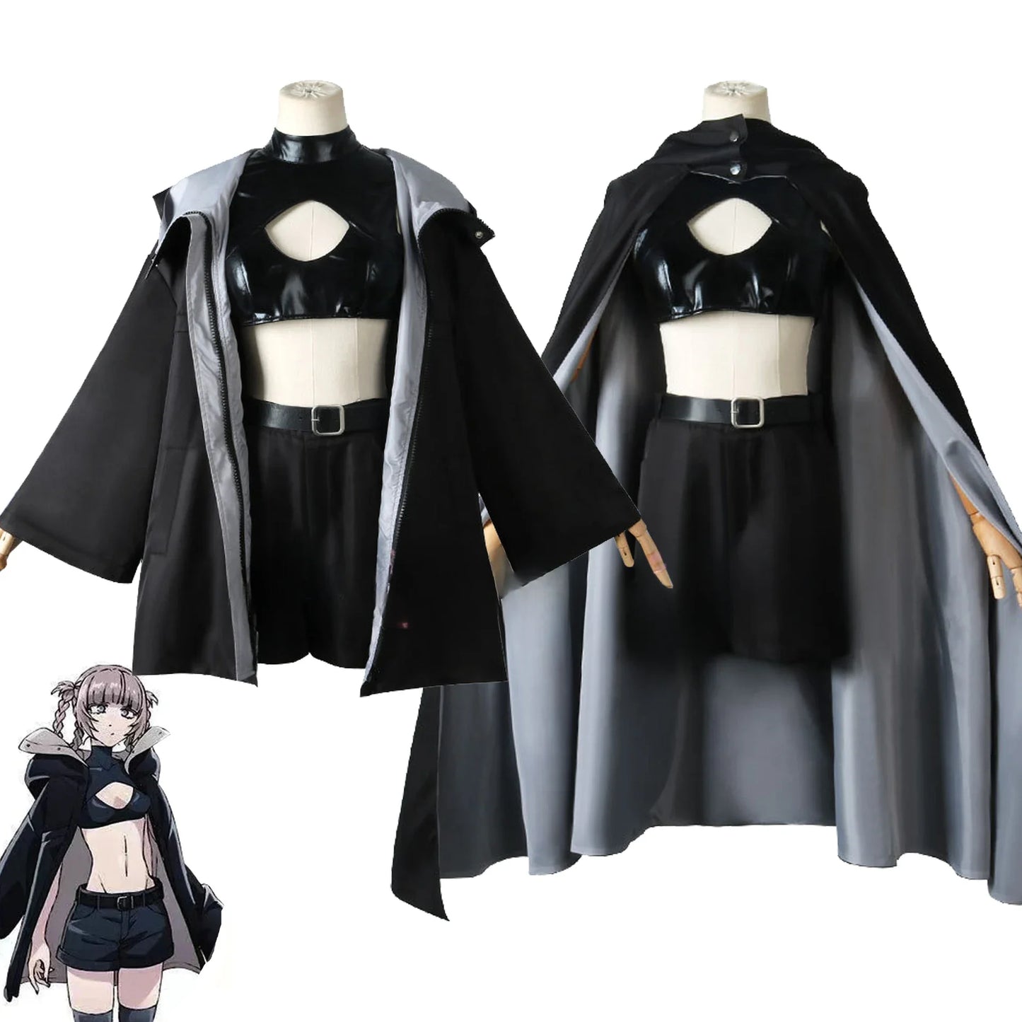 Ruf der Nacht Nanakusa Nazuna Cosplay-Kostümuniform Anime-Halloween-Kostüme für Frauen Spiel-Outfit Hochwertige Stoffsets