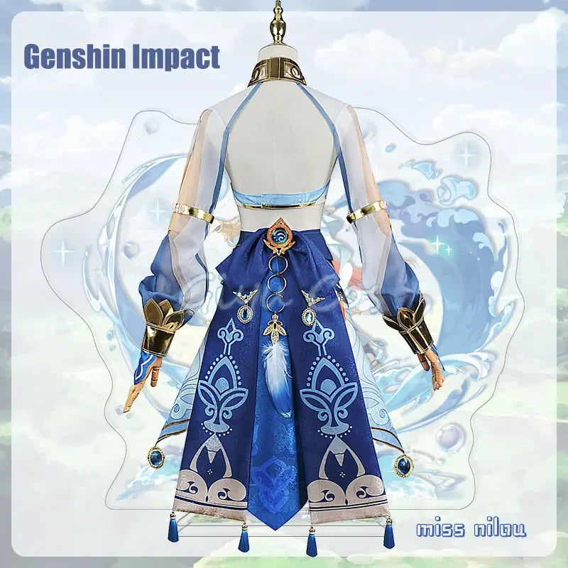 Costume de Cosplay Nilou Genshin Impact Carnaval Uniforme Anime Halloween Costumes Femmes Jeu