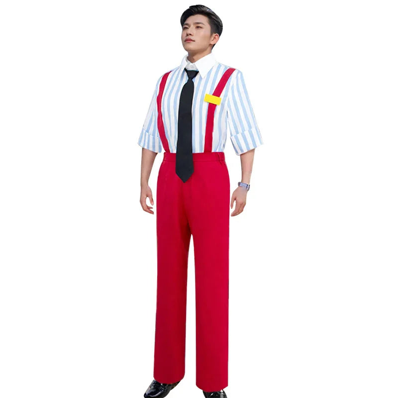 Anime Mikuuu Mesmerizer Cosplay Kostüme Teto Rot Und Strampler Anime Rollenspiel Uniform Halloween Party Dressing Für Frauen Männer