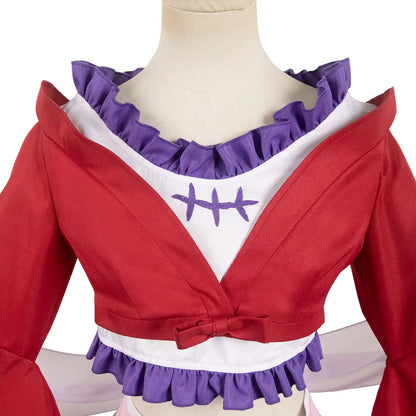 Maomao Anime Apothecary Diaries Cosplay Fantasia Costume Disguise For Women Adult Red Dress Halloween Carnival Roleplay Suit