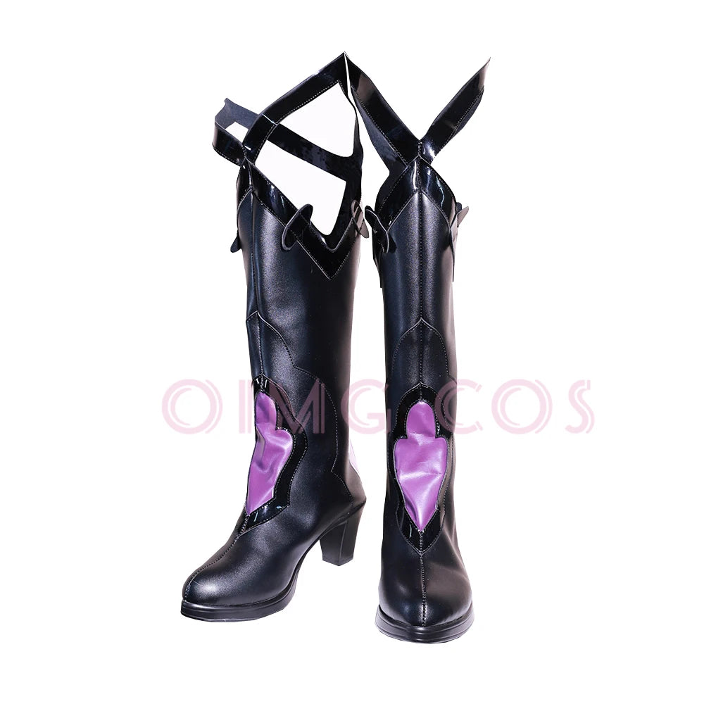 Honkai Star Rail Black Swan Cosplay Chaussures Anime Style Chinois Halloween pour hommes Jeu