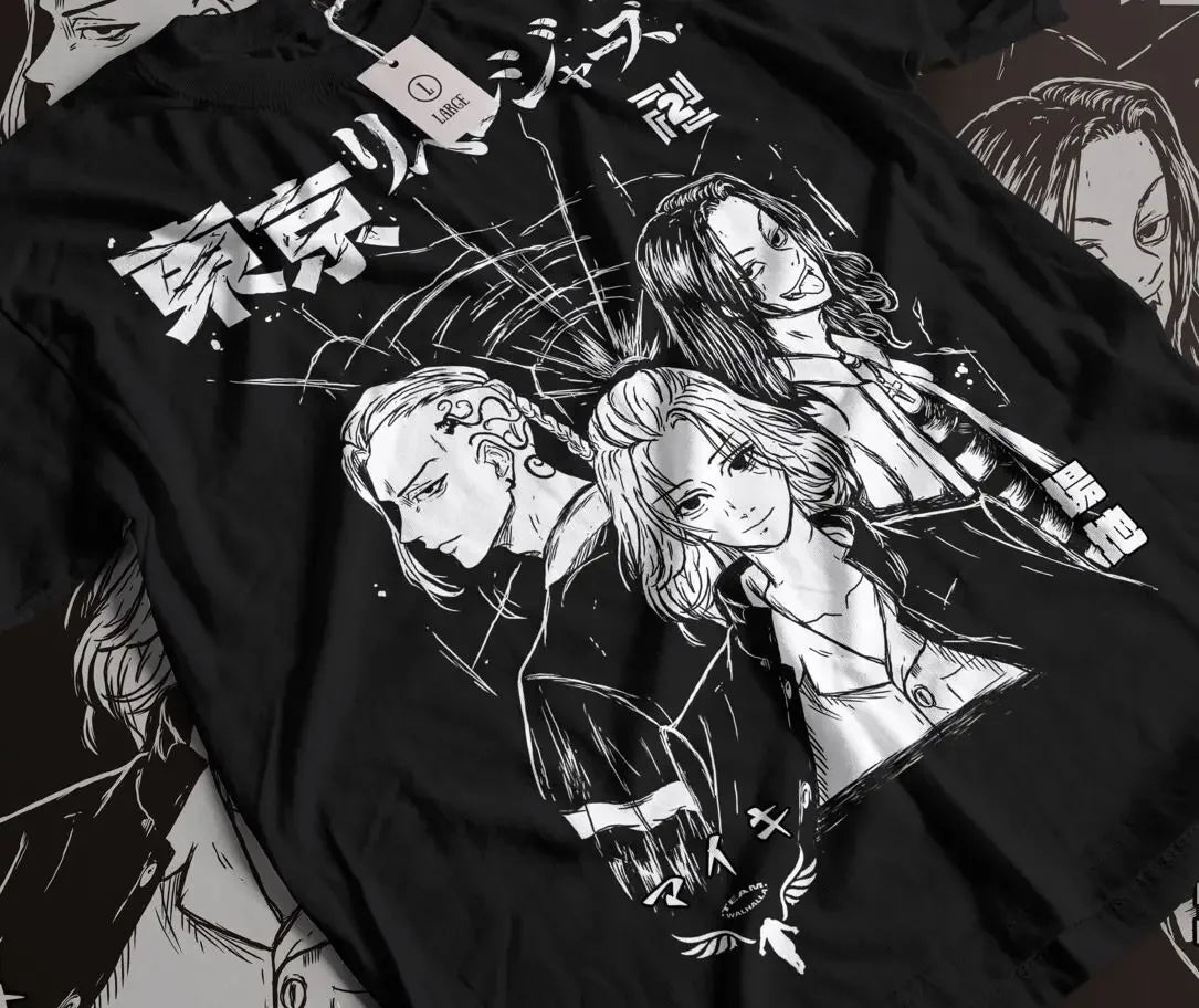 Draken T-Shirt Ken Ryuguji Tokyo Revengers Anime Mikey Manjiro Shirt Alle Größen lange oder kurze Ärmel