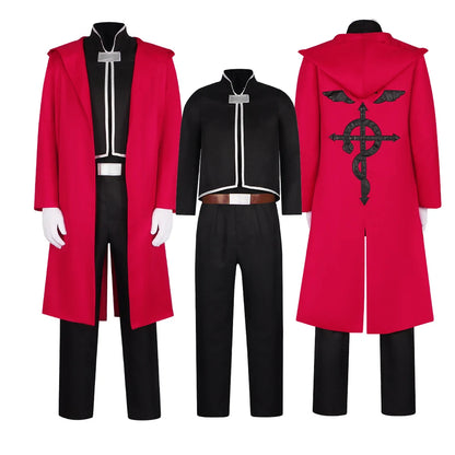 Fullmetal Alchemist Edward Elric Cosplay costumes uniforme SBluu Cosplay Fullmetal AlcFullMetal Alchemist Edward Elric Cosplay