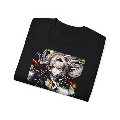 T-shirt Firefly Honkai Star Rail fan V2 T-shirt unisexe en coton ultra-doux Firefly Star Rail