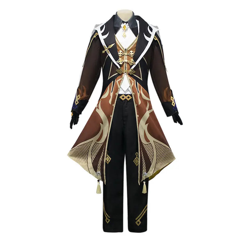 Anime Spiel Genshin Impact Cosplay Zhong Li Kostüm Partykleid Erwachsene Männer Halloween Karneval Cos Kleidung Outfit