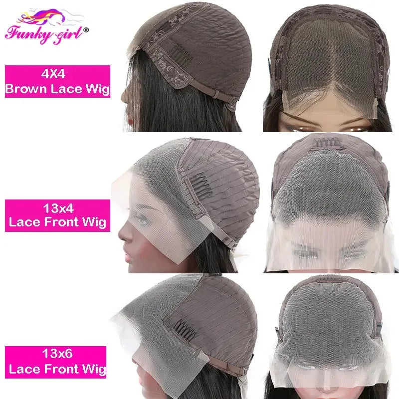 Body Wave Lace Front Perücke 100 % Echthaar Perücken für Frauen Brasilianische transparente Lace Closure Perücken 180 % Dichte Remy Haar Günstige Perücke