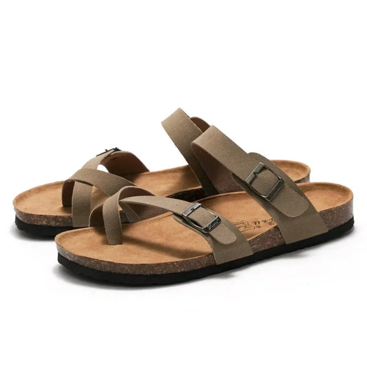 CEVABULE Damen Kork Sandalen Paare Strand Wasser Kiefer Oberbekleidung Damenschuhe KWN