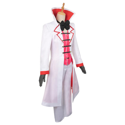 Lucifer Cosplay Costume Anime Hotel Cos Disguise for Adult Men Hat Uniform Top Pants Fantasia Outfits Halloween Carnival Suit