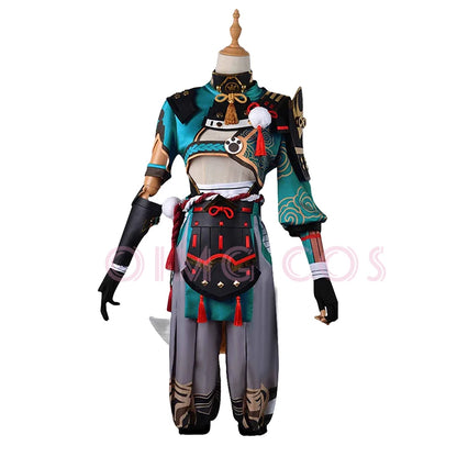 Genshin Impact Gorou Cosplay Costume Uniforme Perruque Anime Halloween Costumes pour Hommes Jeu