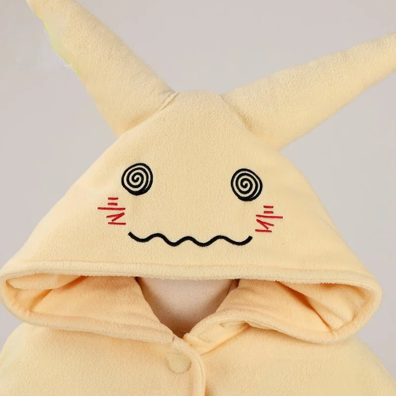 Mimikyu Cartoon Suit Women Pajama Anime Cloak Dress Costume Halloween Cloak for Adults Cute pajamas