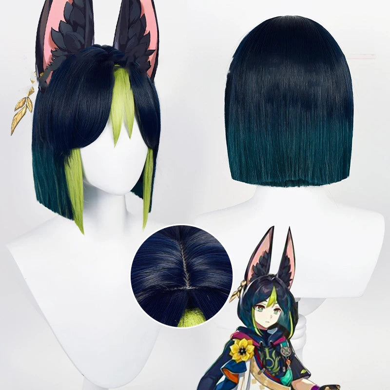 Genshin Impact Tighnari cosplay costumes Sumeru personnages Tighnari genshin anime cosplay perruque cheveux Halloween fête costumes