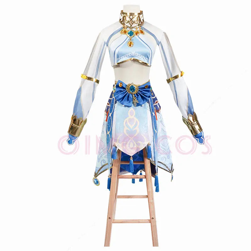 Nilou Cosplay Costume Genshin Impact Carnival Uniform Wig Anime Halloween Costumes Women Game