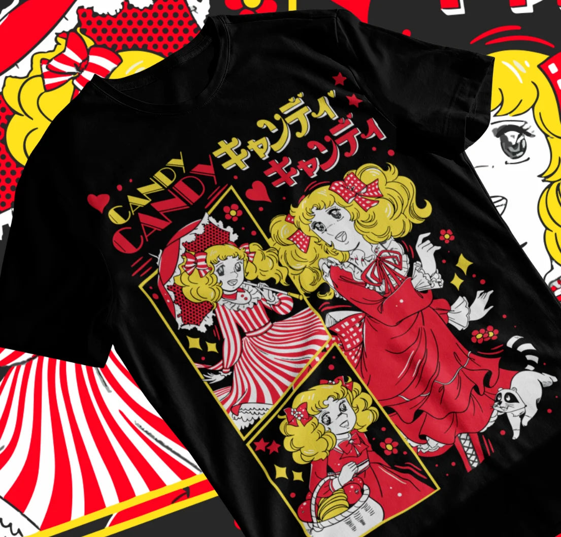 Candy Candy T-Shirt,Shojo,Riyoko Ikeda,Rose von Versailles,Kawaii Anime,Alle Größen