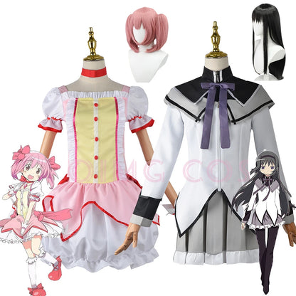 Kaname Madoka Akemi Homura Cosplay Costume Puella Magi Madoka Magica Adult Carnival Uniform Anime Halloween Costumes Women Game