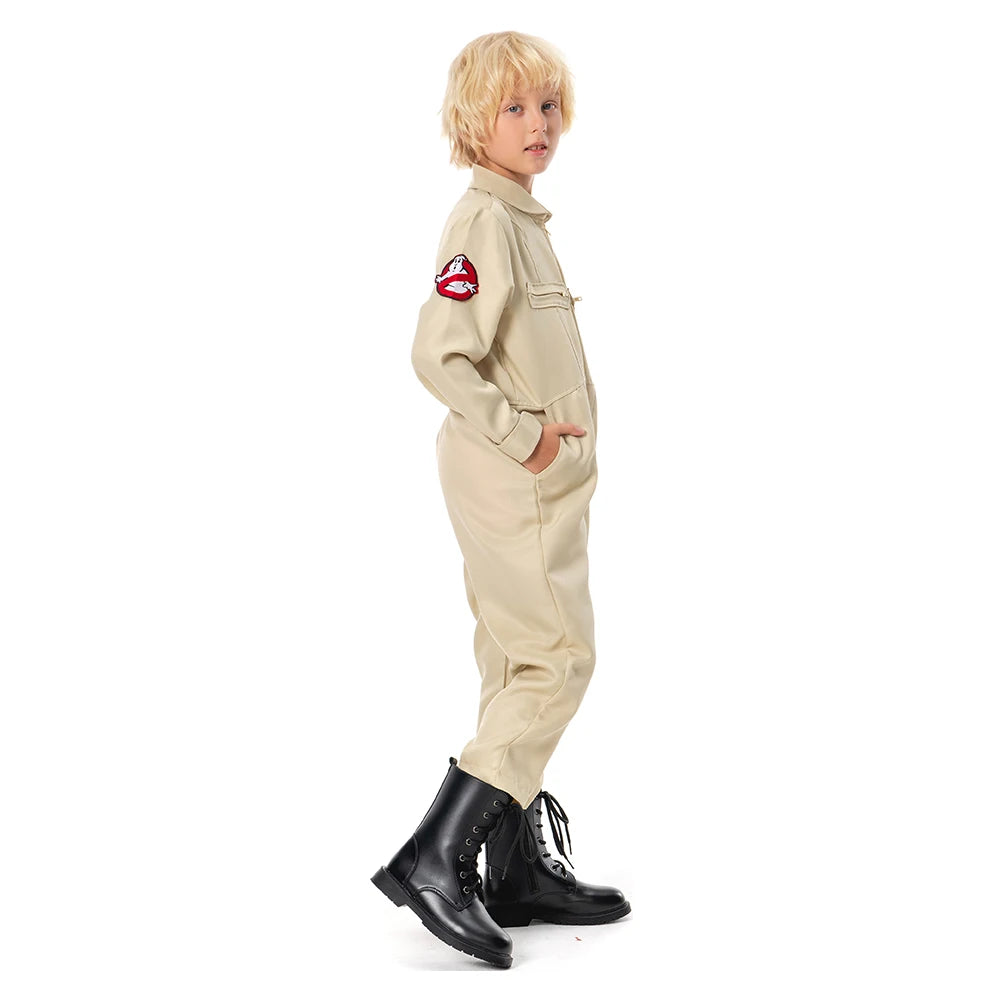 Costume de Cosplay fantôme pour enfants, combinaison, tenue uniforme, tenue fantaisie, déguisement d'Halloween, de carnaval, pour enfants