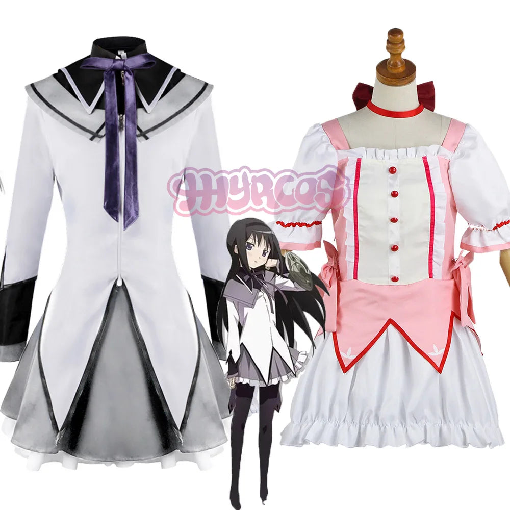 Akemi Homura Cosplay Costume Combat Uniforme Bas Akemi Homura Tenues Kaname Madoka Cosplay Costume Magica Kaname Robe