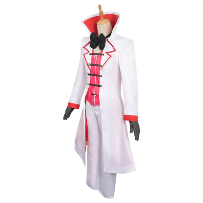 Lucifer Cosplay Costume Anime Hotel Cos Disguise for Adult Men Hat Uniform Top Pants Fantasia Outfits Halloween Carnival Suit