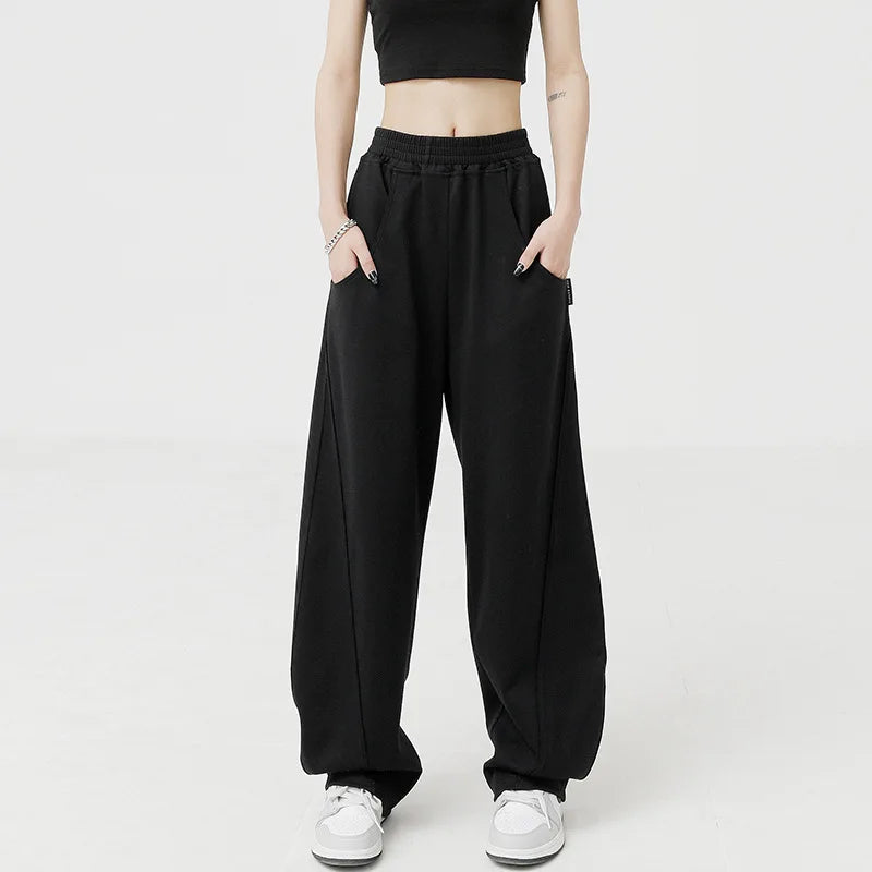 Loose Wide Leg Pants Women Baggy Y2k Korean Fashion Sweatpants High Waist Streetwear Trousers Vintage Casual Straight Joggers