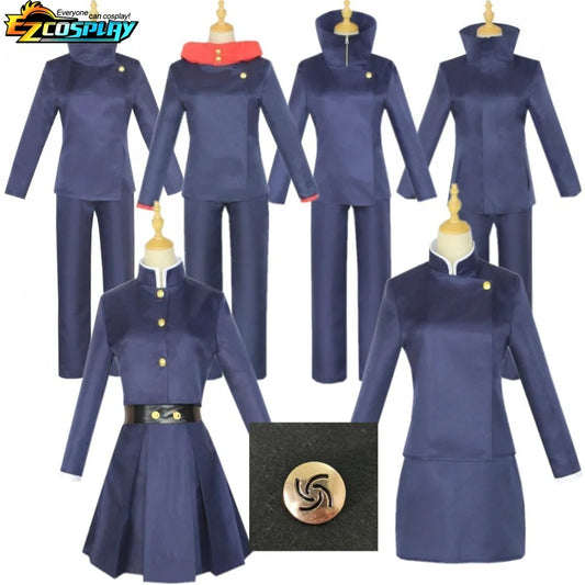 Anime Jujutsu Kaisen Kugisaki Nobara Cosplay Kostüm Top Rock Mantel Arme Tasche Gojo Satoru Itadori Yuji Halloween Uniform Komplettset