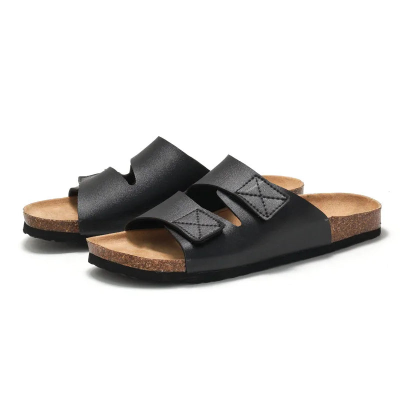 CEVABULE Herren Kork Hausschuhe Frühling Sommer Strand Freizeit Schuhe 39-44 Größe KWN-2308