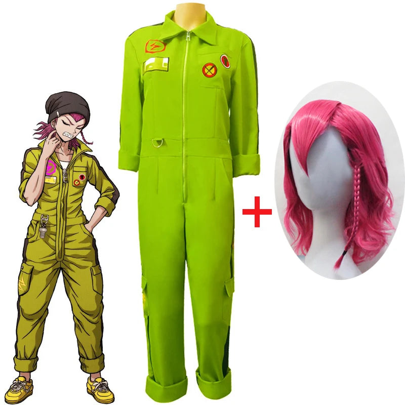 Danganronpa Kazuichi Souda Cosplay Costume Halloween Carnaval Hommes Réparateur Drôle Combinaisons