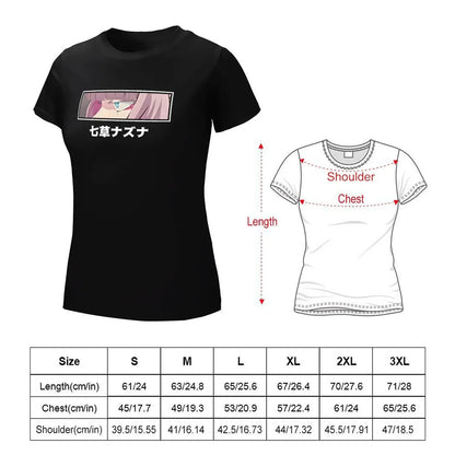 Nazuna Nanakusa - call of the night T-shirt summer clothes Aesthetic clothing t-shirt dress for Women graphic