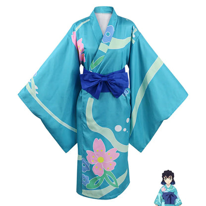 Agatsuma Zenitsu Kimono Anime Cosplay Kostüm Kamado Tanjirou Hashibira Inosuke Kleid Kimetsu No Yaiba Saison