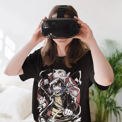 Inosuke T-Shirt Demon Slayer Kimetsu No Yaiba Anime Manga cadeau chemise toutes tailles