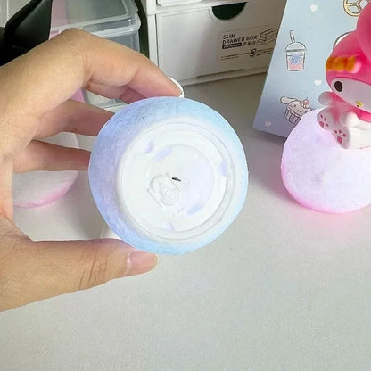 miniso Hello Kitty Night Light Luminous Children's Toy Bedside Lamp Anime Cartoon Kuromi Cinnamoroll Cute Children's Gift