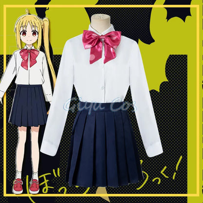 Costume de Cosplay Yamada Ryo Kita Ikuyo Ijichi Nijika Gotoh Hitori, BOCCHI THE ROCK! Perruque d'uniforme de carnaval pour adultes, Anime Halloween