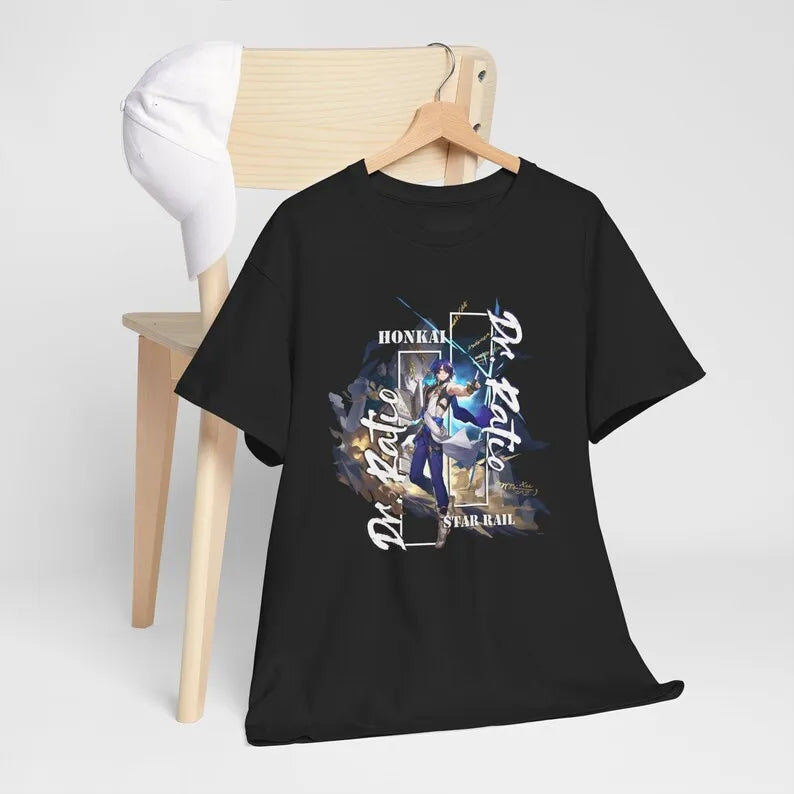 Dr. Ratio Honkai Star Rail T-Shirt: Hochwertige Kleidung mit atemberaubenden Designs! Perfekt für Gamer und Anime-Fans!