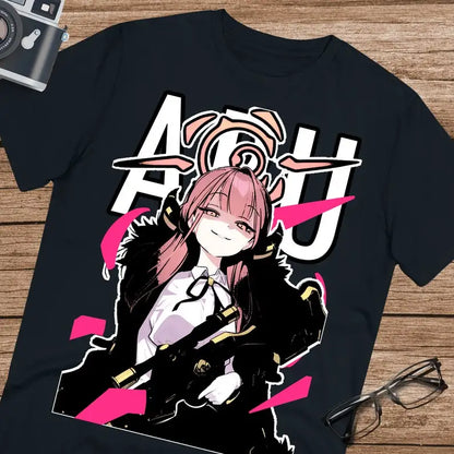 Aru blaues Archiv-Shirt Fan Rikuhachima Aru T-Shirt Unisex Ultra Cotton Tee