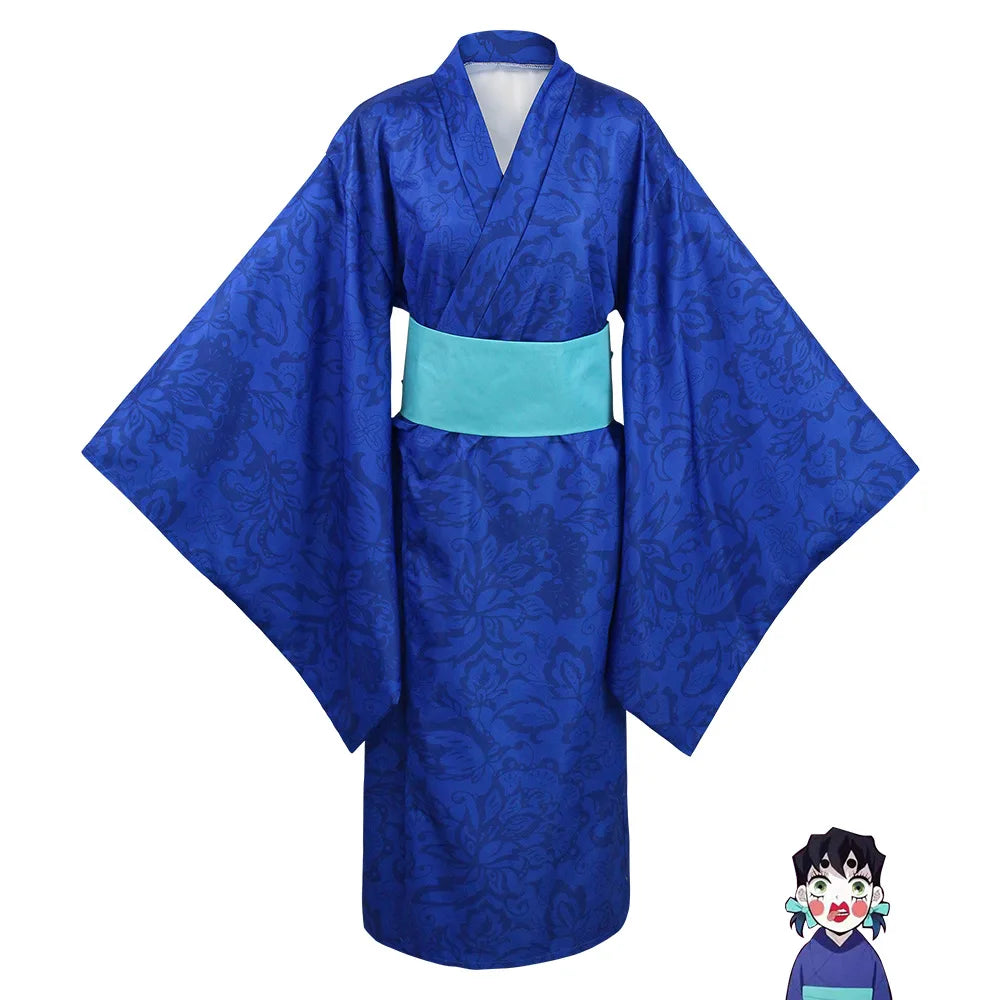 Agatsuma Zenitsu Kimono Anime Cosplay Kostüm Kamado Tanjirou Hashibira Inosuke Kleid Kimetsu No Yaiba Saison