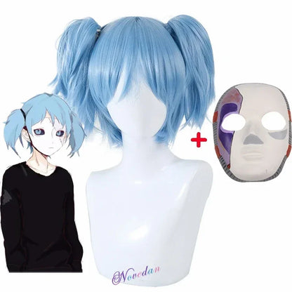 Anime-Spiel Sally Face Cosplay Maske Sally Masken und Perücke Sallyface Cosplay Perücke Halloween Requisiten Zubehör Party Kostüm Maske