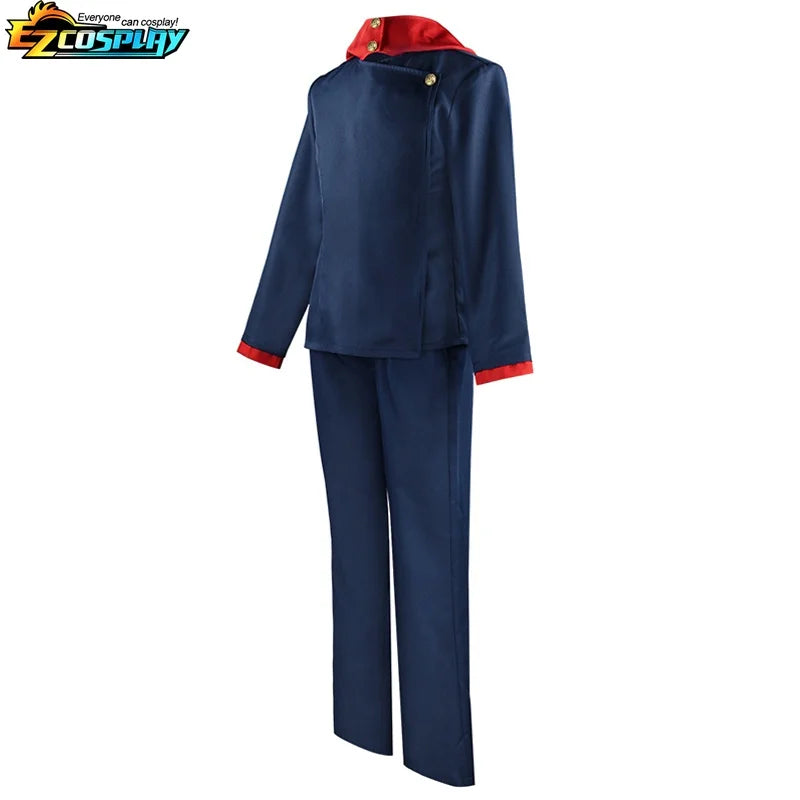 Itadori Yuji Cosplay Anime Jujutsu Kaisen Itadori Yuji Cosplay Costume Wig Jacket Pants Uniform Wig Suit Halloween Costumes