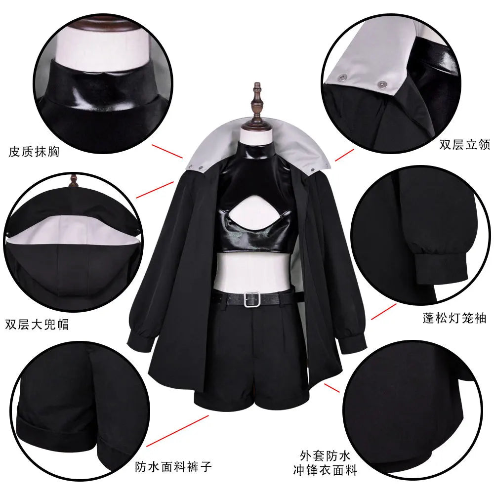 Anime Cosplay Yofukashi no Uta Nazuna Nanakusa Cosplay Ruf der Nacht Kostüm Perücke Made Frau Karneval Party Set