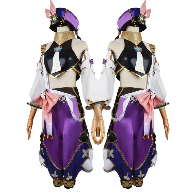 Costumes de cosplay Genshin Impact Dori Sumeru Department Store Merchant Dori Sangemah Bay Perruque Couvre-chef Accessoires