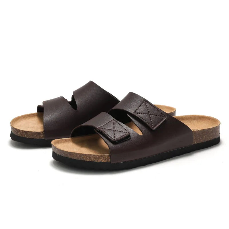 CEVABULE Herren Kork Hausschuhe Frühling Sommer Strand Freizeit Schuhe 39-44 Größe KWN-2308