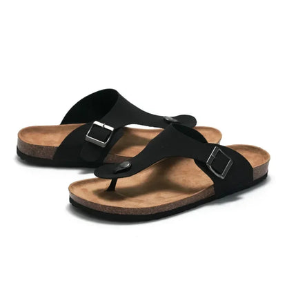 CEVABULE Herren Kork Sandalen Flip-Flops Strand Wasser Kiefer Frauen weibliche Slipper für Sommerschuhe KWN